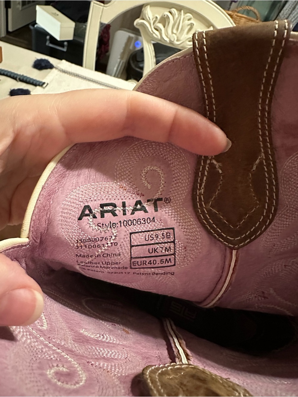 #40 - Ariat QuickDraw Women’s Western Boots-Badland Brown Leather-9.5B- LIKE NEW - Picture 7 of 13